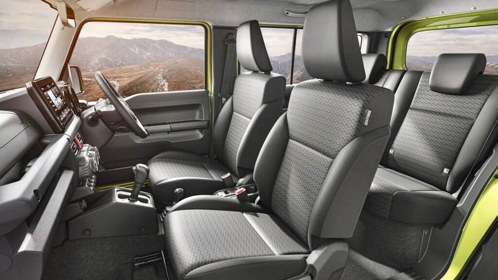 Jimny interior image- back space iamge