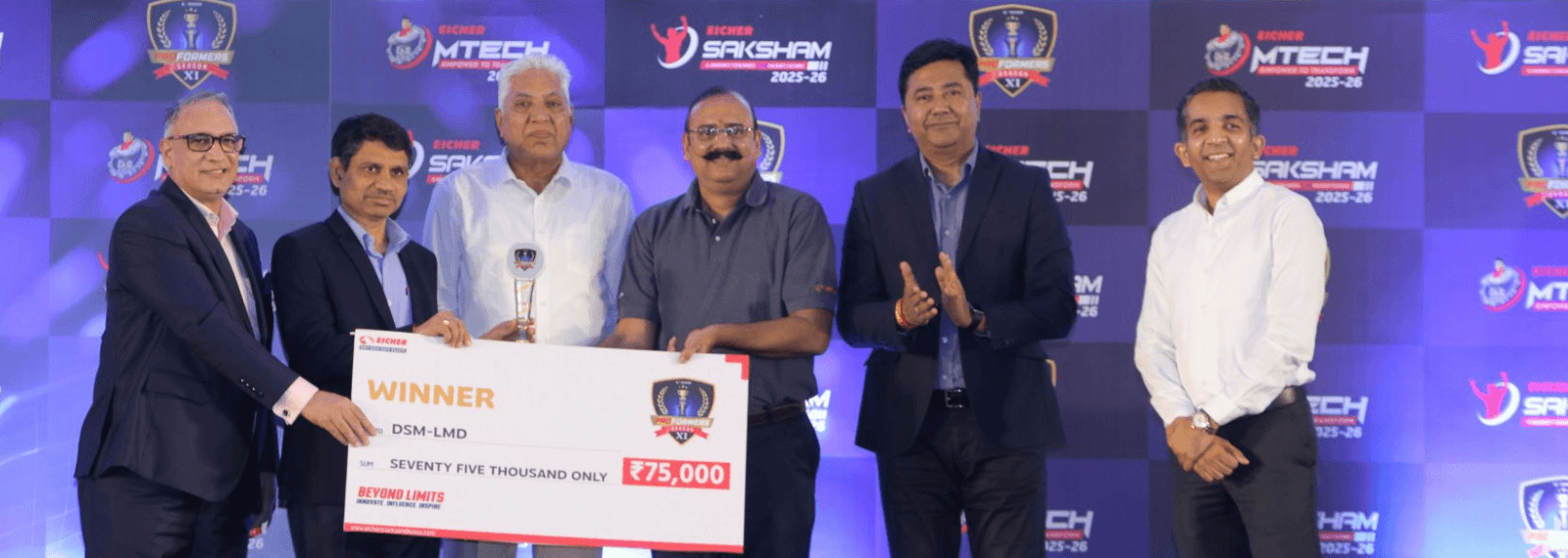 Celebrating Excellence: Patel Motors Shines at Eicher Trucks and Buses Saksham Awards 25-26